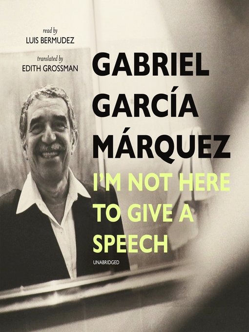 Cover image for I'm Not Here to Give a Speech